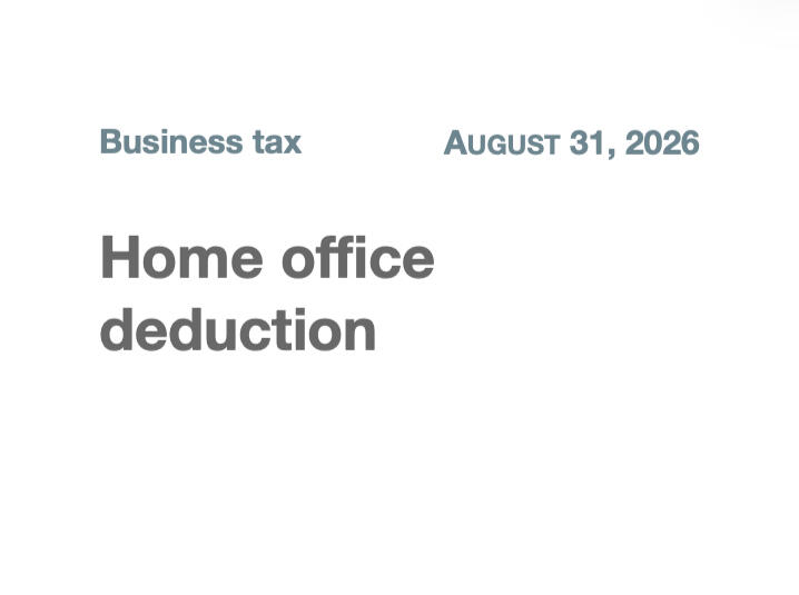 Home office deduction