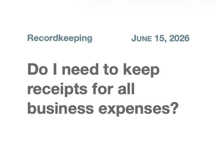 Receipts Receipts